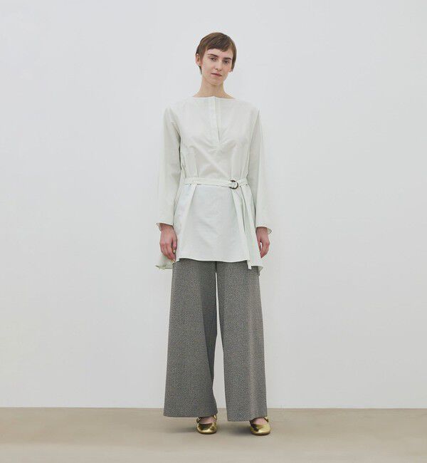 DES PRES「スビンコットン ボリュームベルテッドチュニック」|チュニック|