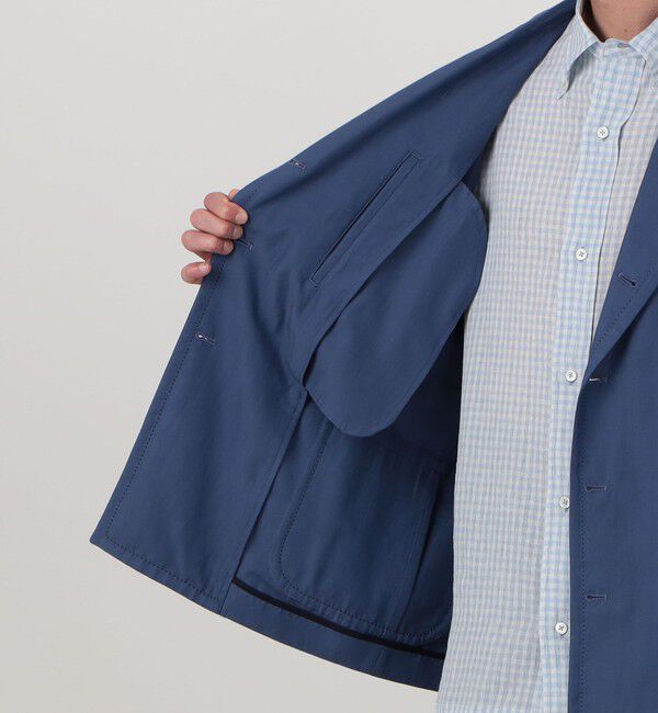 TOMORROWLAND MENS「コットンシルクグログラン ダブルブレステッド8Bジャケット」|テーラードジャケット|