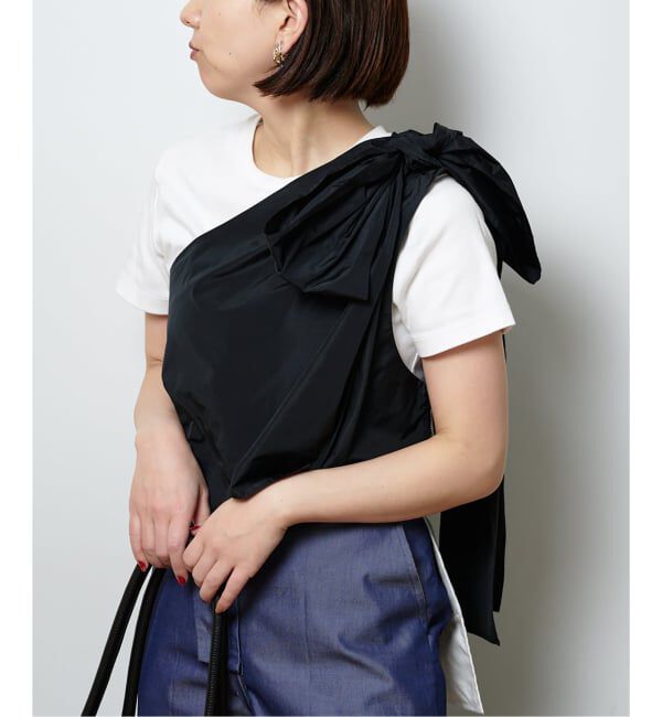  「ONE SHOULDER TAFFETA ブラウス」|シャツ・ブラウス|