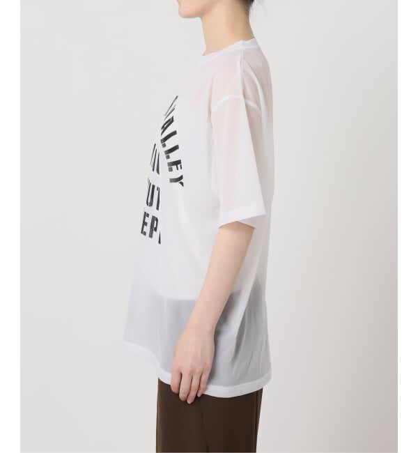 「《予約》SHEER LOGO TEE」|Tシャツ・カットソー|