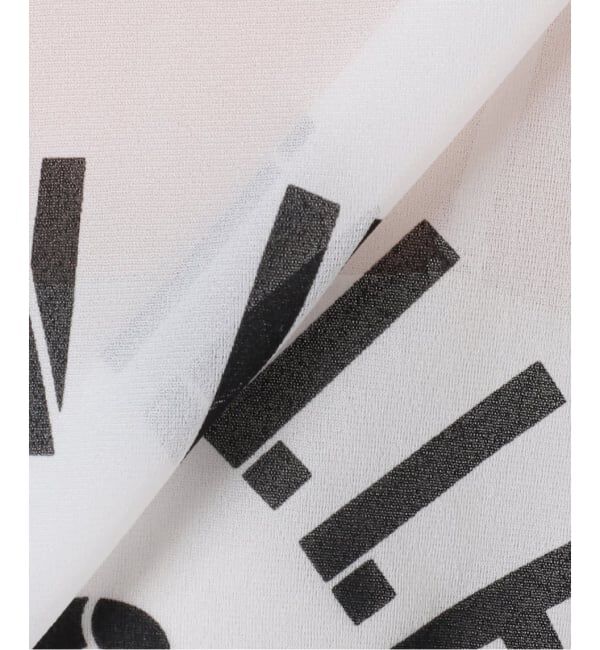  「《予約》SHEER LOGO TEE」|Tシャツ・カットソー|