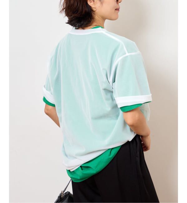 「《予約》SHEER LOGO TEE」|Tシャツ・カットソー|