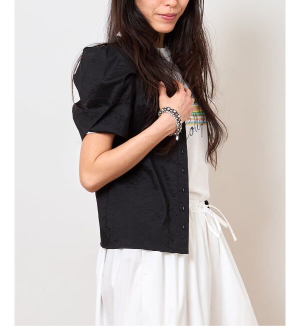  「《予約》SHEER BUBBLE SLEEVE ブラウス」|シャツ・ブラウス|