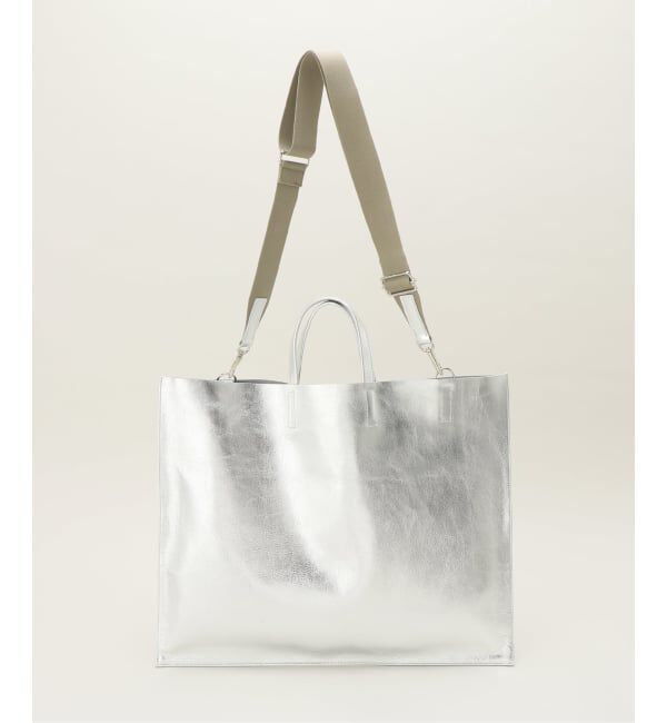  「【blancle/ ブランクレ】M.LEATHER FLAT TOTE」|トートバッグ|