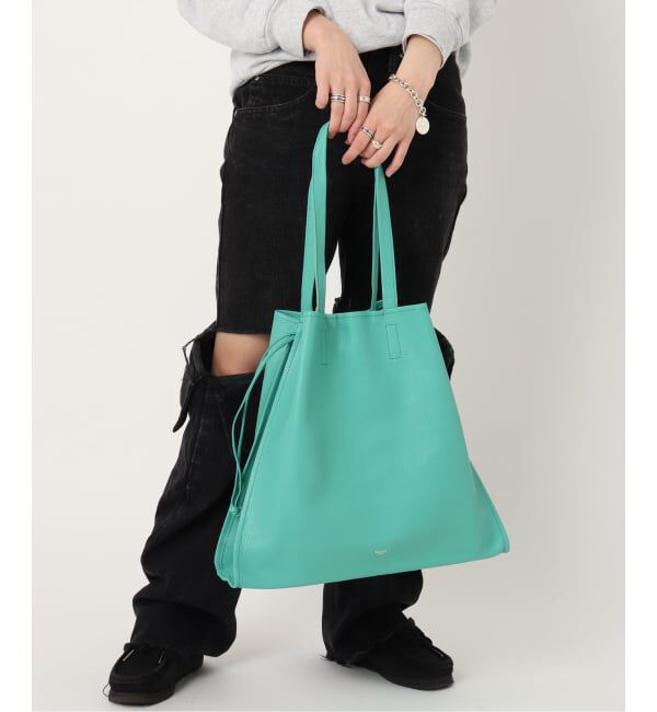  「【blancle/ ブランクレ】S.LETHER SQUEEZE BIG TOTE」|トートバッグ|