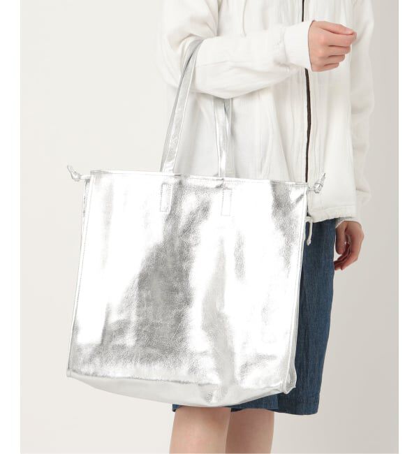  「【blancle/ ブランクレ】M.LETHER SQUEEZE BIG TOTE」|トートバッグ|