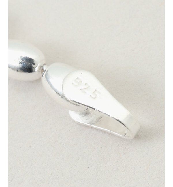  「【blancle/ ブランクレ】SV・Oval ball chain necklace」|ネックレス|
