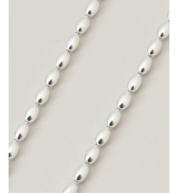  「【blancle/ ブランクレ】SV・Oval ball chain necklace」|ネックレス|