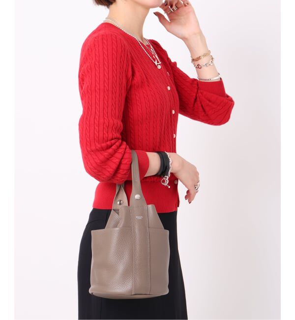  「【blancle/ ブランクレ】S.LETHER Onehandle tube bag」|ハンドバッグ|