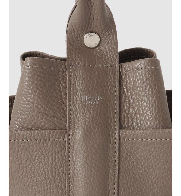  「【blancle/ ブランクレ】S.LETHER Onehandle tube bag」|ハンドバッグ|