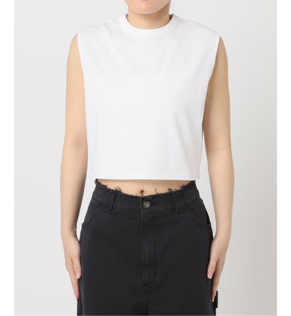  「[THE MOOD] ノースリーブショートTEE」|Tシャツ・カットソー|