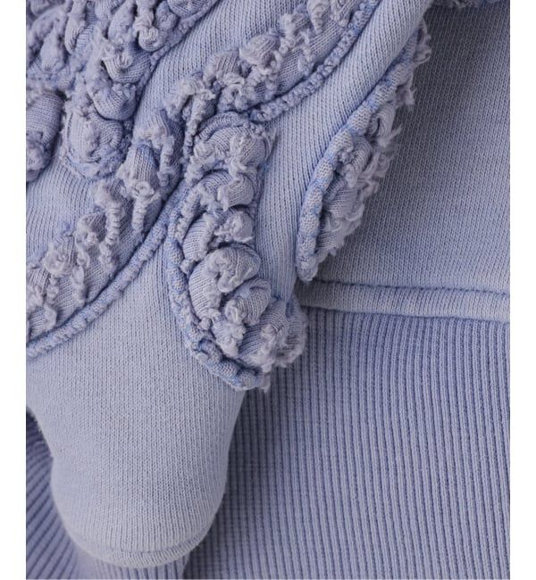  「TAAKK SCULPTURAL EMBROIDERY ZIP HOODIE TA26SS-JR054：スウェット」|スウェット・ジャージ|