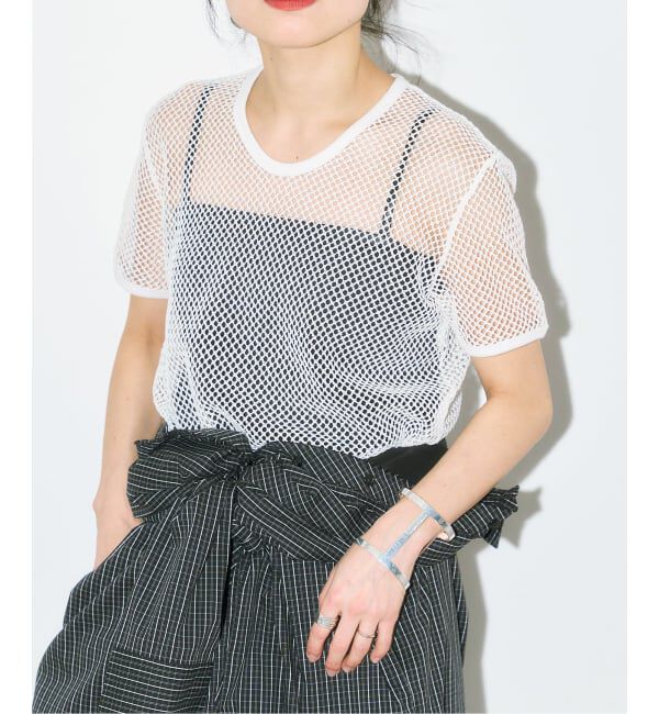  「《予約》MESH Tシャツ」|Tシャツ・カットソー|ホワイト