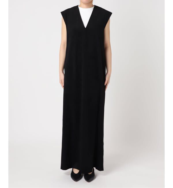  「《予約》FAUX SUEDE I-LINE DRESS：ワンピース」|ワンピース|