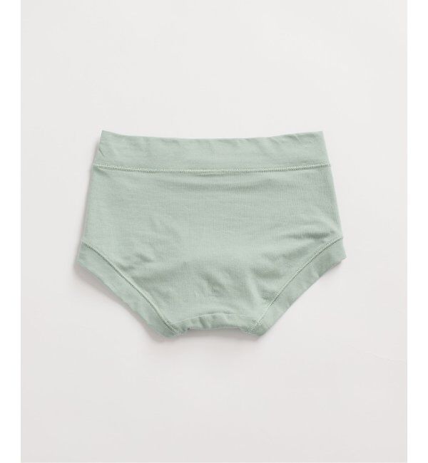 EMILYWEEK「【for MOM】オーガニックコットン混 ローライズショーツ（グリーン）」|インナー|