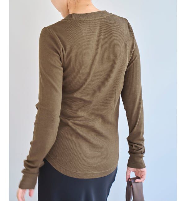 EMILYWEEK「《追加》コットンカシミヤテレコクループルオーバー」|Tシャツ・カットソー|