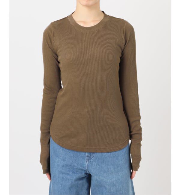 EMILYWEEK「《追加》コットンカシミヤテレコクループルオーバー」|Tシャツ・カットソー|