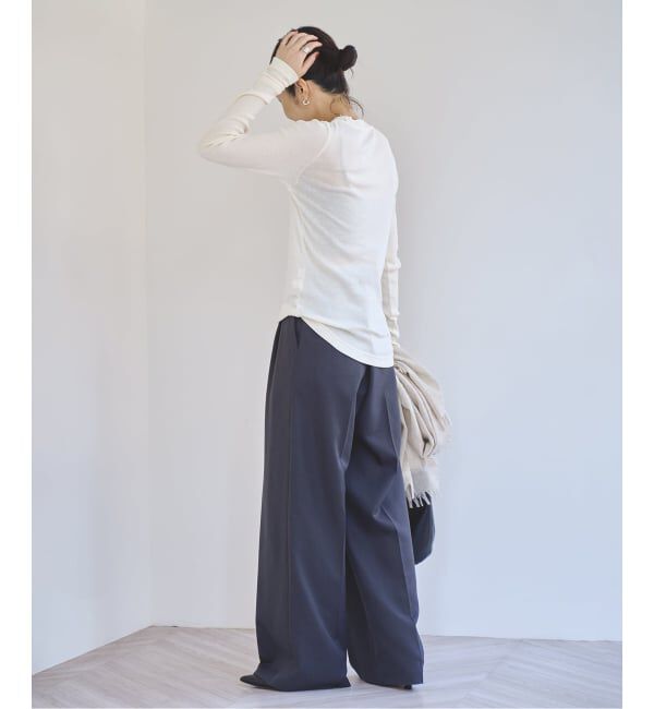 EMILYWEEK「《追加》コットンカシミヤテレコクループルオーバー」|Tシャツ・カットソー|