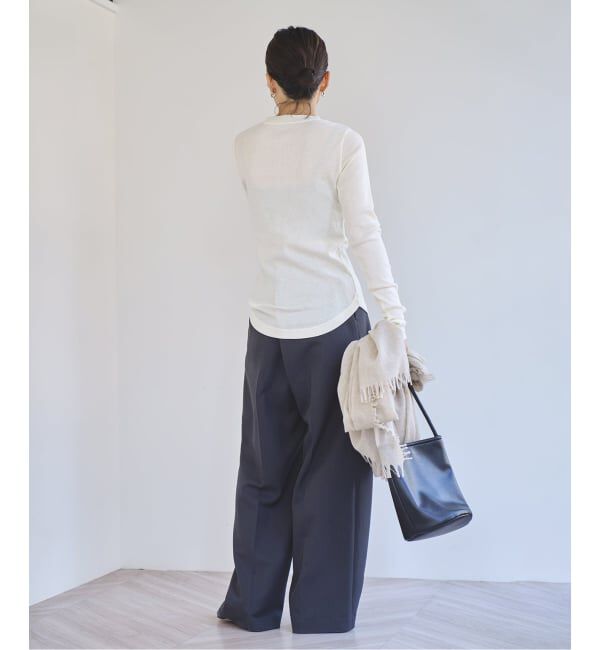 EMILYWEEK「《追加》コットンカシミヤテレコクループルオーバー」|Tシャツ・カットソー|