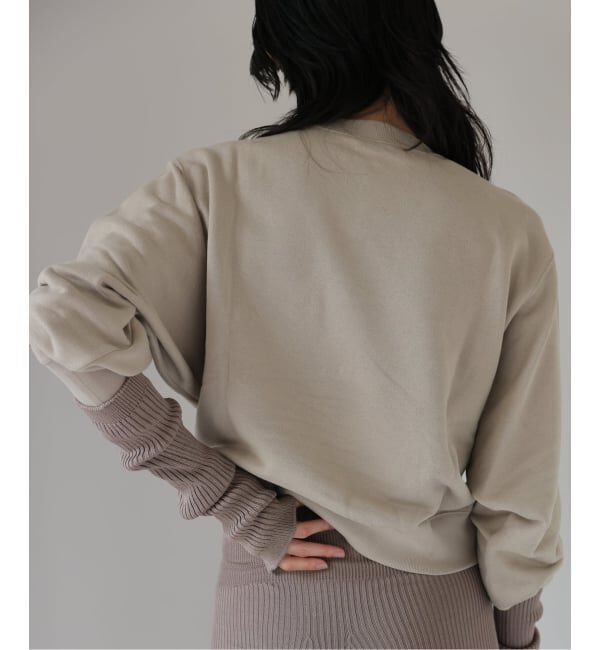 EMILYWEEK「セカンドスキンスウェットプルオーバー」|スウェット・ジャージ|ベージュ