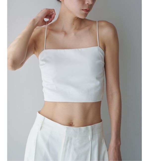 EMILYWEEK「《追加》【ESSENTIAL】サテン クロップドバンドゥブラ」|インナー|