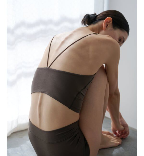 EMILYWEEK「《追加2》リヨセルクロップド Vバックブラキャミソール」|インナー|