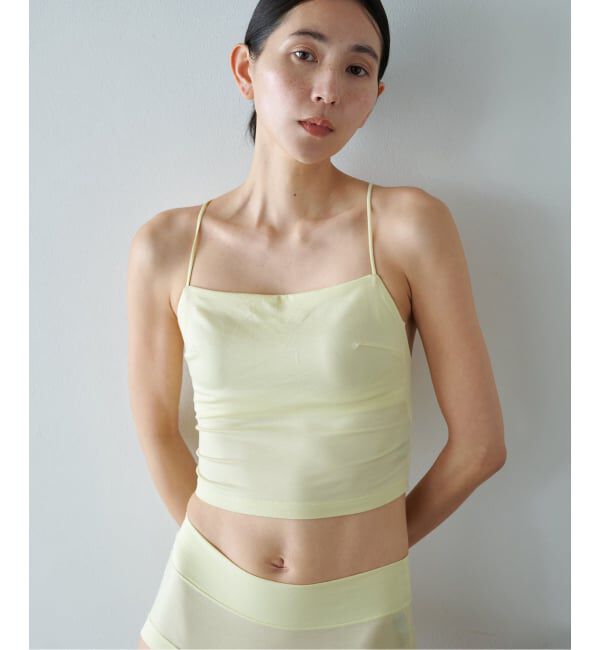 EMILYWEEK「《追加2》リヨセルクロップド Vバックブラキャミソール」|インナー|