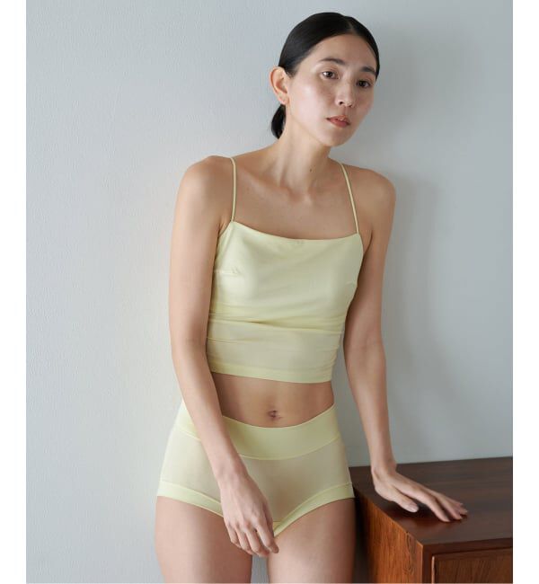 EMILYWEEK「《追加2》リヨセルクロップド Vバックブラキャミソール」|インナー|