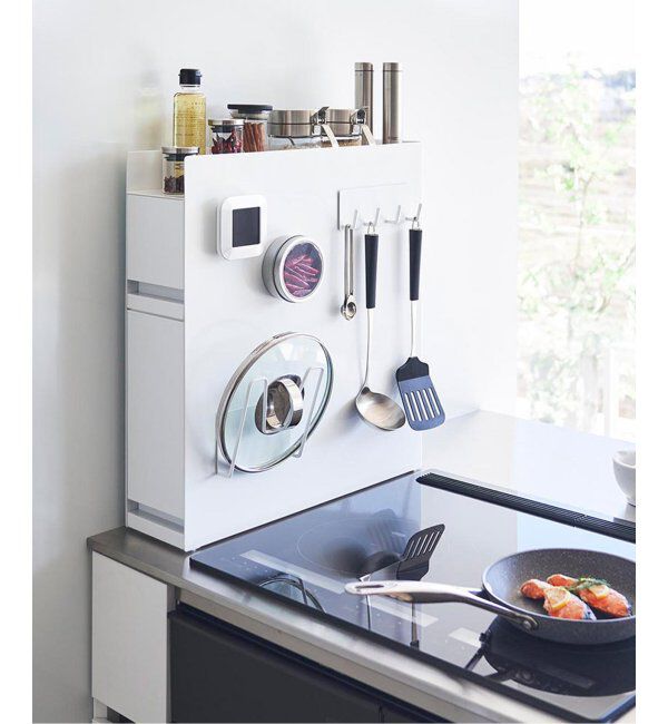 journal standard Furniture「《WEB限定》【tower/タワー】隠せる調味料ラック 2段」|食器・キッチングッズ|