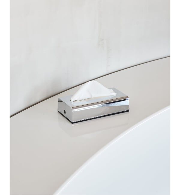 journal standard Furniture「【GEDY/ゲティ】 TISSUE BOX CHROME ティッシュケース」|ステーショナリー|