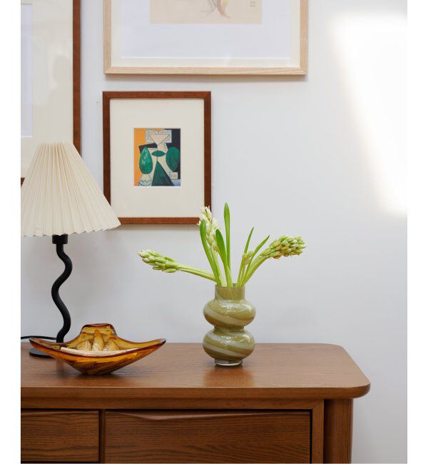 journal standard Furniture「GLASS VASE ERBA　フラワーベース 花器 花瓶」|その他|グリーン