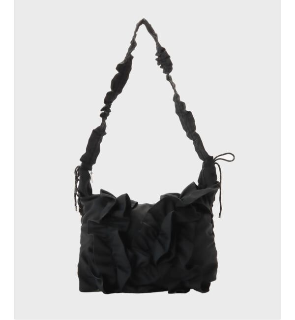 JOINT WORKS「≪追加≫Casselini/キャセリーニ ボリュームフリルショルダー」|ショルダー・メッセンジャー|ブラック