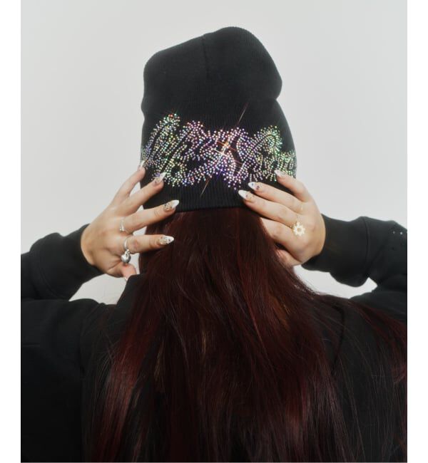 JOINT WORKS「Super Nova by Skin別注 Rhinestone Beanie」|ニット帽|