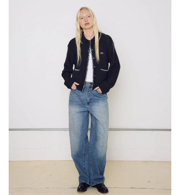 JOINT WORKS「OBEY / オベイ AMELIE BUTTON DOWN SWEATER」|ニット・セーター|