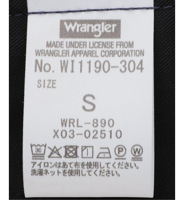 JOINT WORKS「Wrangler/ラングラー WRANCHER WIDE」|スラックス|