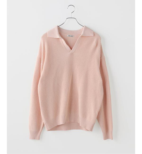 JOINT WORKS「スリーブ パッチ スキッパーニット / Sleeve Patch Skipper Knit」|ニット・セーター|