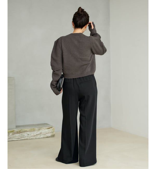 Plage「les Tendre easy care スラックス」|スラックス|