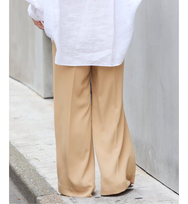 Plage「les Tendre easy care スラックス」|スラックス|