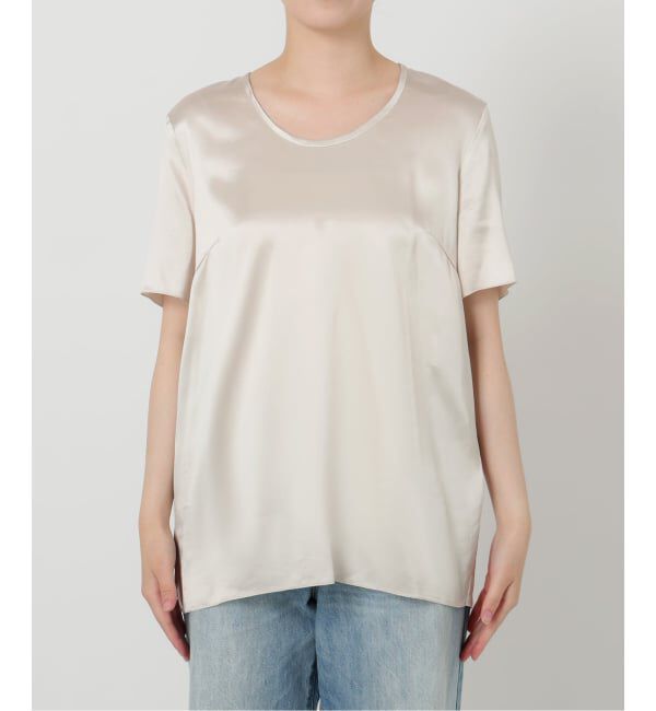 Plage「R&rsquo;IAM サテンチュニックTシャツ」|シャツ・ブラウス|