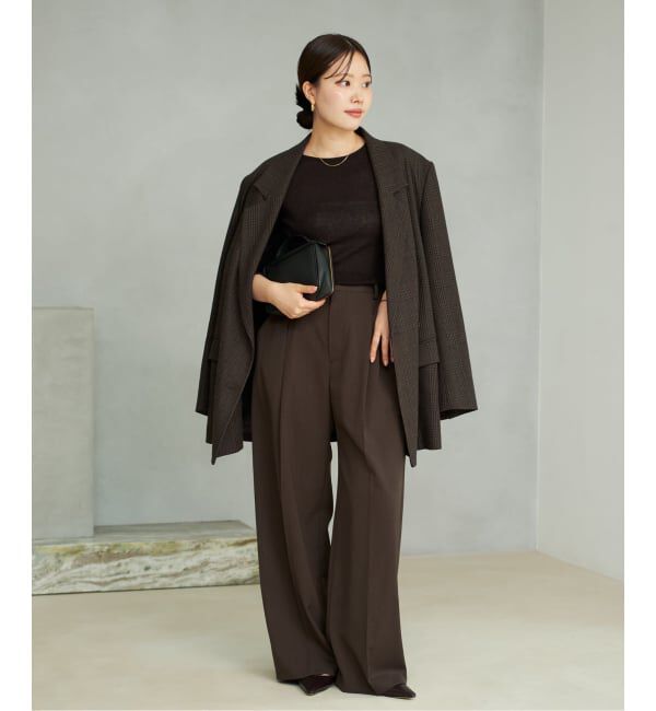 Plage「WO Mix Sheer Rib ニット」|ニット・セーター|