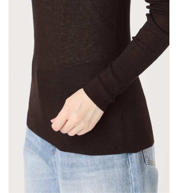 Plage「WO Mix Sheer Rib ニット」|ニット・セーター|