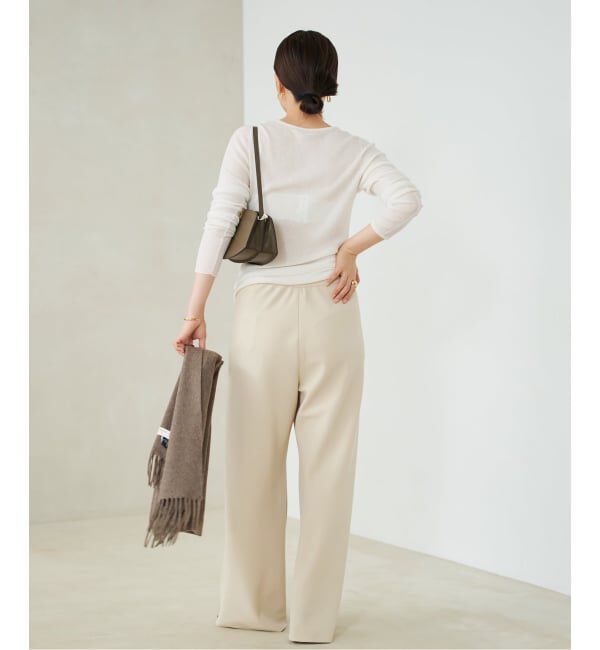 Plage「WO Mix Sheer Rib ニット」|ニット・セーター|