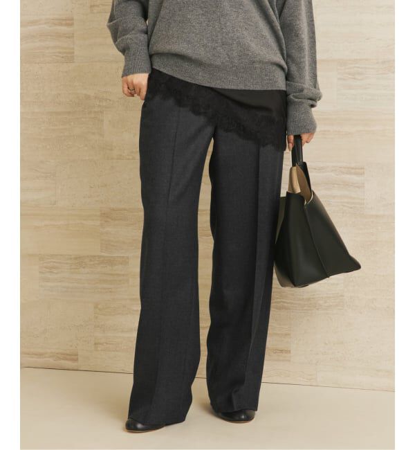 Plage「Elegant Saxony パンツ」|スラックス|