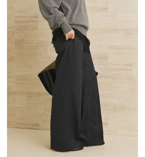 Plage「Elegant Saxony パンツ」|スラックス|