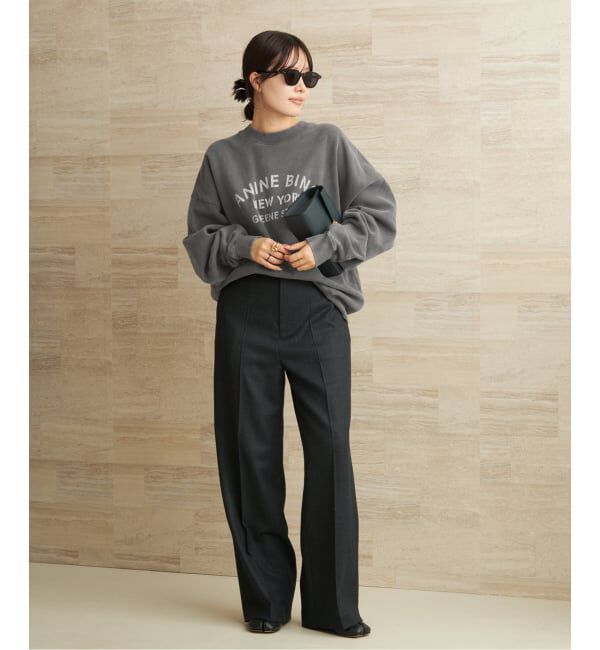 Plage「Elegant Saxony パンツ」|スラックス|