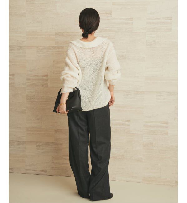 Plage「Elegant Saxony パンツ」|スラックス|