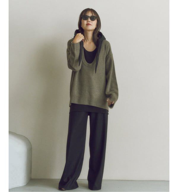 Plage「MY_worsted easyパンツ」|スラックス|