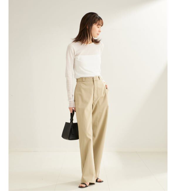 Plage「《追加》Mesh Sheer ロンT 5」|Tシャツ・カットソー|