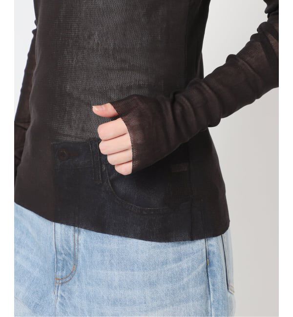 Plage「《追加》Mesh Sheer ロンT 5」|Tシャツ・カットソー|