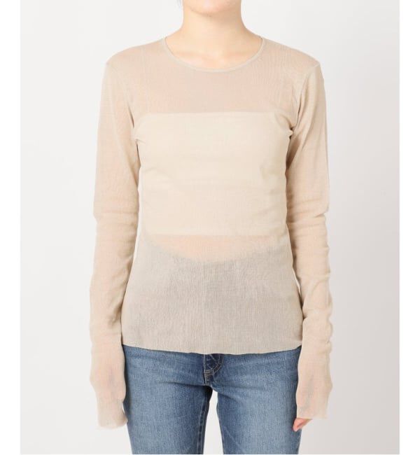 Plage「《追加》Mesh Sheer ロンT 5」|Tシャツ・カットソー|